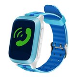 Ceas Smartwatch cu GPS Copii iUni Kid18, Telefon incorporat, Alarma SOS, 1.44 Inch, Albastru + Boxa