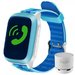 Ceas Smartwatch cu GPS Copii iUni Kid18, Telefon incorporat, Alarma SOS, 1.44 Inch, Albastru + Boxa